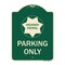 Signmission Highway Patrol Parking with Graphic Heavy-Gauge Aluminum Architectural Sign, 24" x 18", G-1824-23906 A-DES-G-1824-23906 - alternate 1
